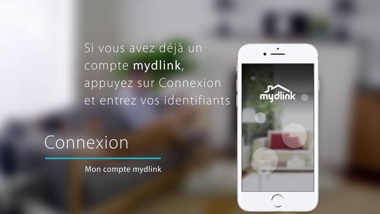 Application mydlink : Commencer