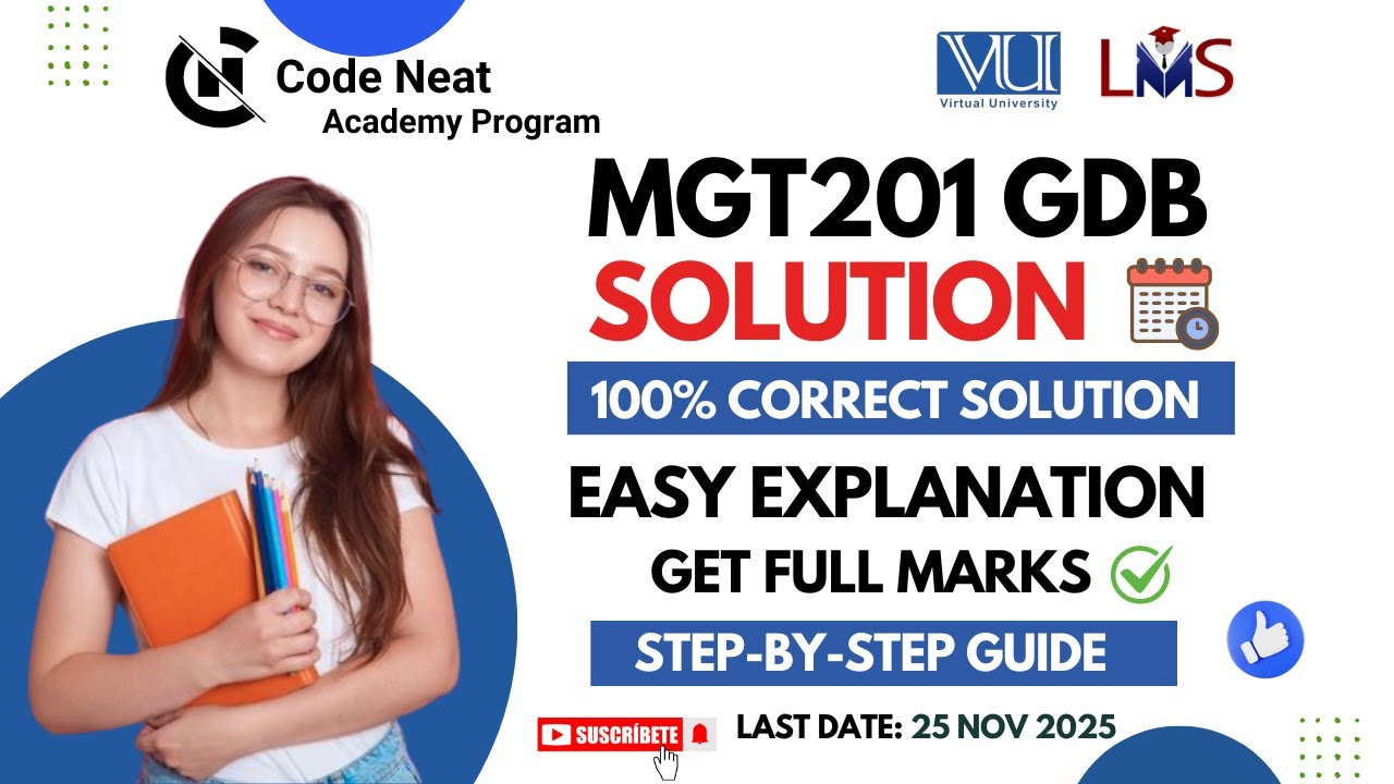 MGT201 GDB Fall 2025 Solution | Step-by-Step GDB Solution with Reasoning | VU Guide | codeneat.com