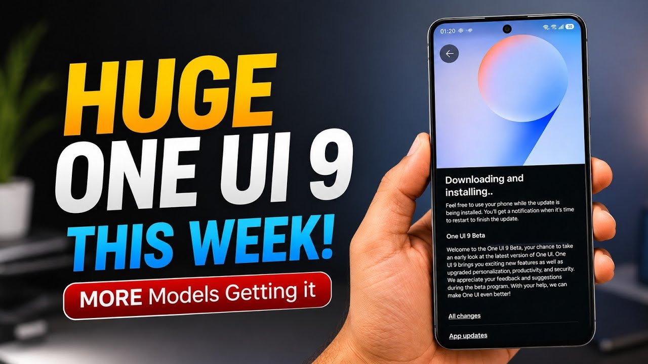 ОГРОМНОЕ обновление One UI 9 НА ЭТОЙ НЕДЕЛЕ! Миллионы пользователей Samsung, готовьтесь!