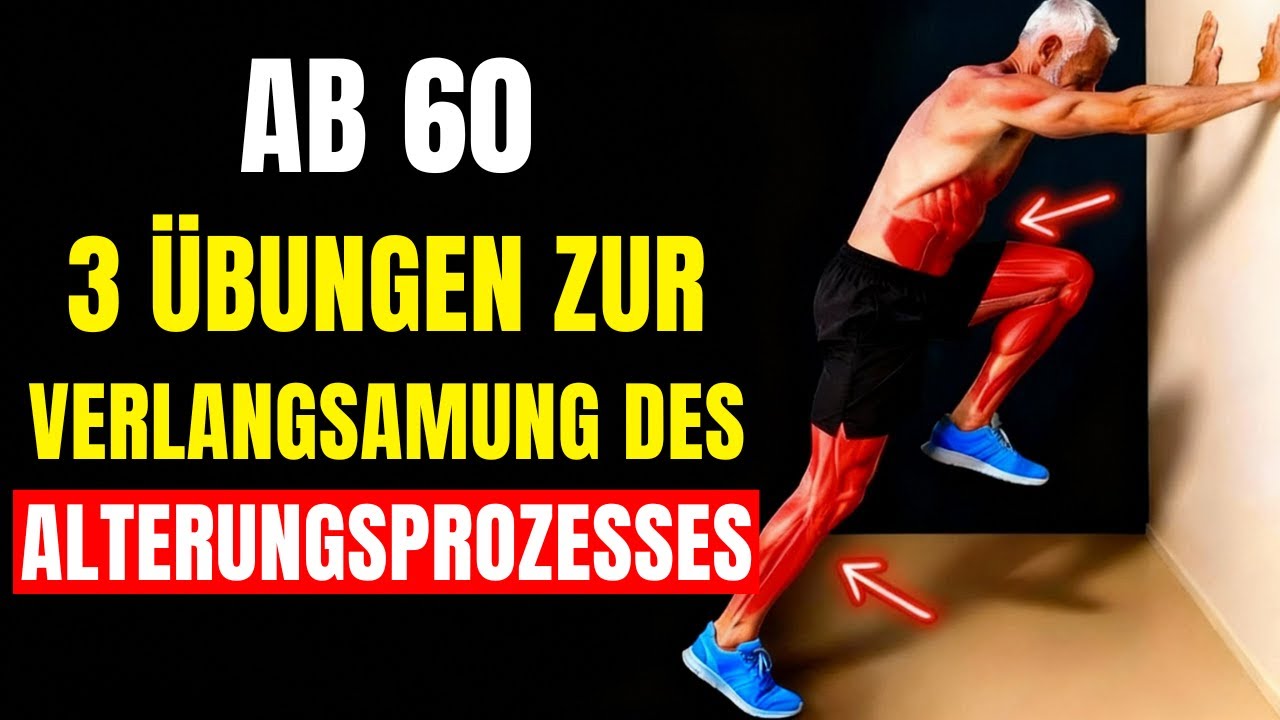 Keine Gewichte, keine Schmerzen: 3 Wand&uuml;bungen, die Ihren K&ouml;rper ab 50 ver&auml;ndern