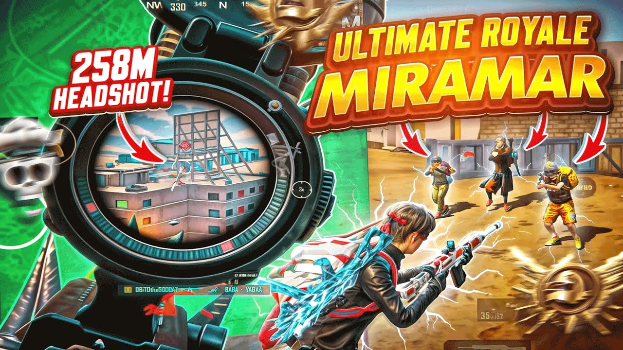 التميت رويال في ميرامار | لحظات خرافية لا تفوتها‼️💀🤯ULTIMATE ROYALE MIRAMAR | INSANE MOMENTS