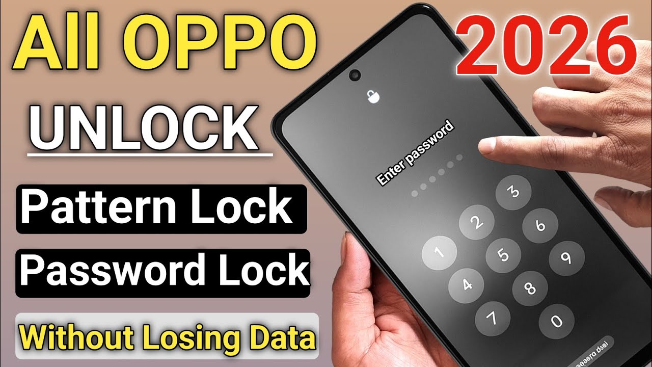 OPPO Mobile Ka Lock Kaise Tode || How To Unlock Oppo All Phone || Oppo Ka Lock Kaise Tode 2026