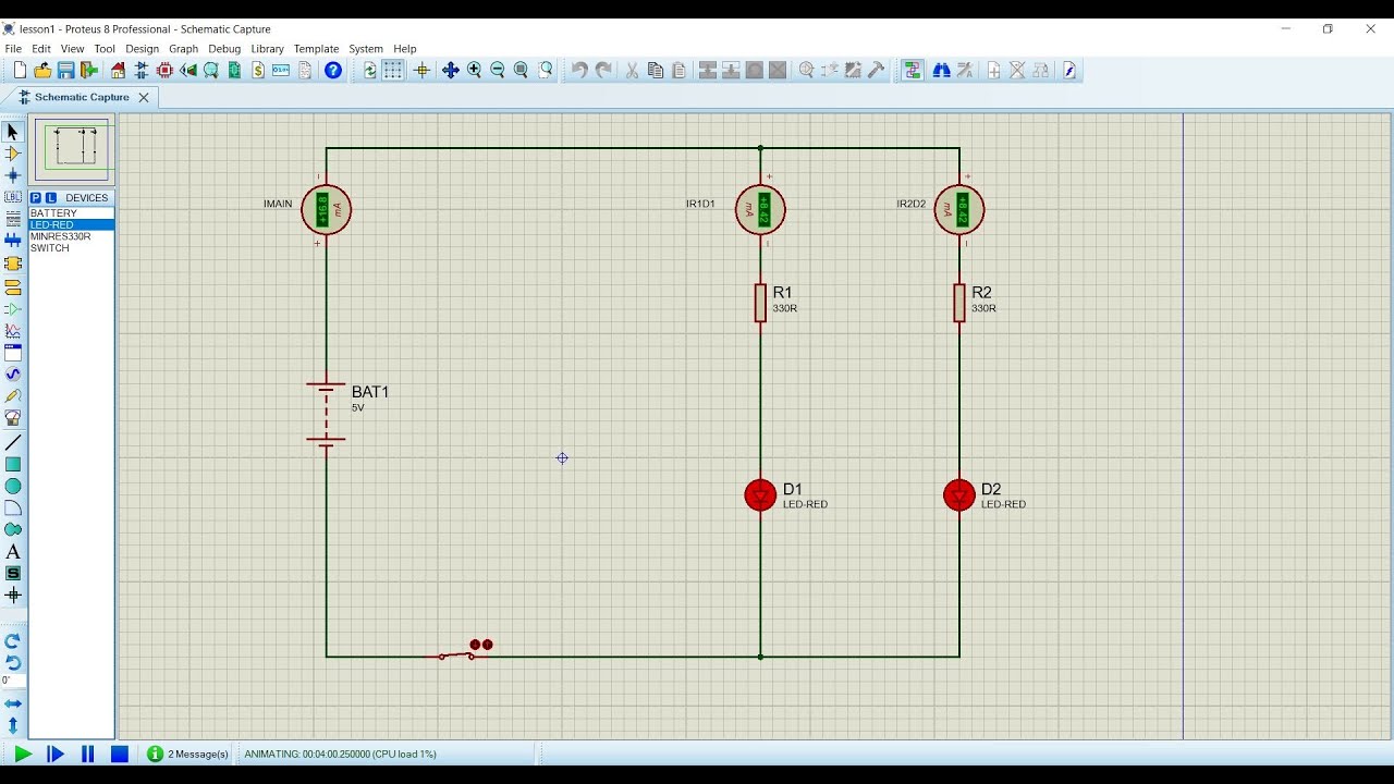 Proteus Circuit Design & Simulation - Tutorial for Beginners