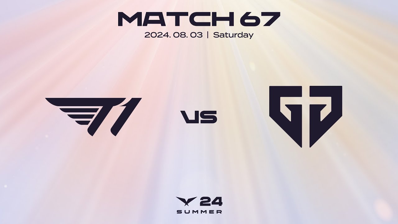 T1 vs. GEN | 매치67 하이라이트 | 08.03 | 2024 LCK 서머 스플릿