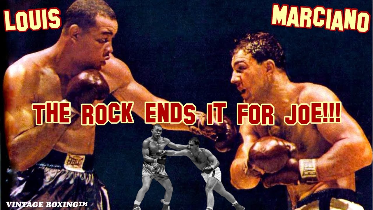 Rocky Marciano vs Joe Louis 1080p 60fps (1951)