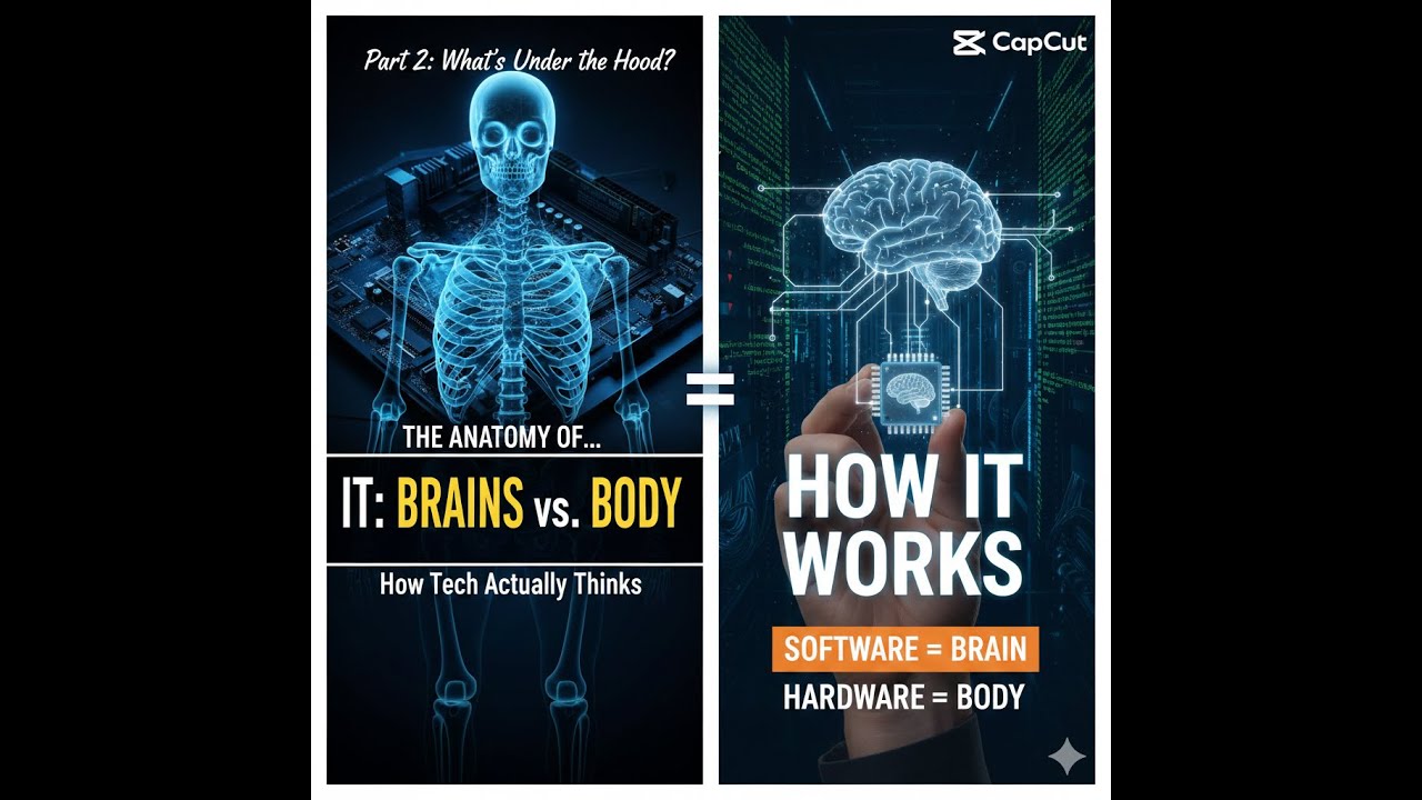 How Hardware and Software works like Brain and Body