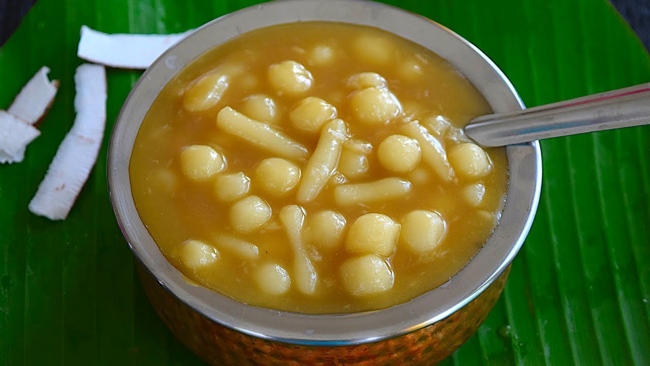 Особый рецепт Четтинад Паал Кожукаттай на тамильском языке