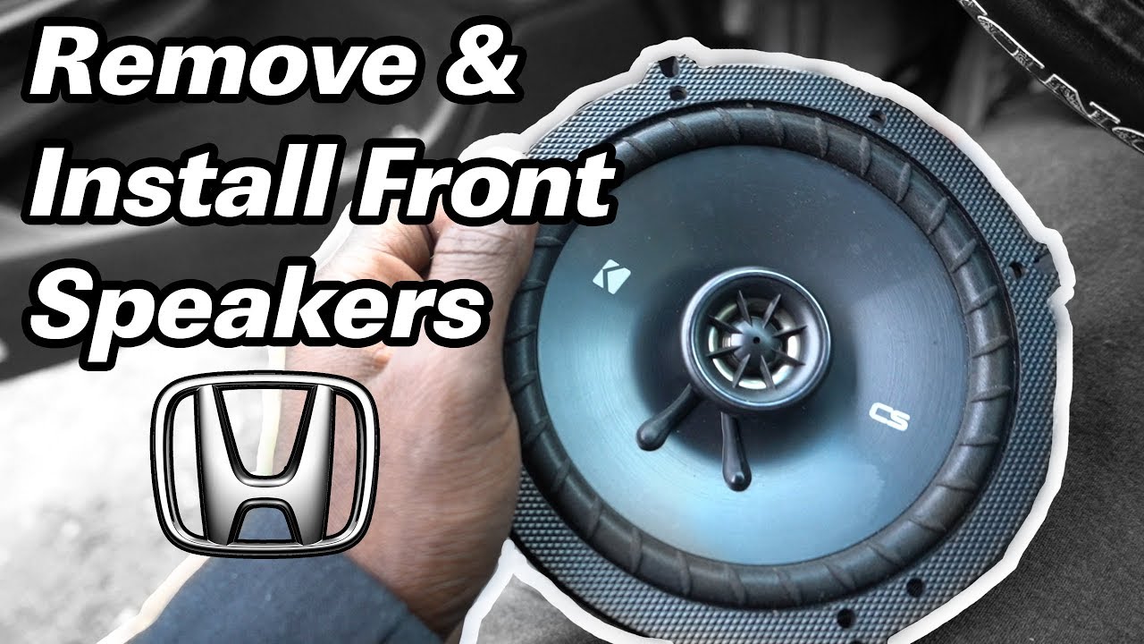 How to Romove & Install Front Car Spearkers on Honda Accord 8th Gen