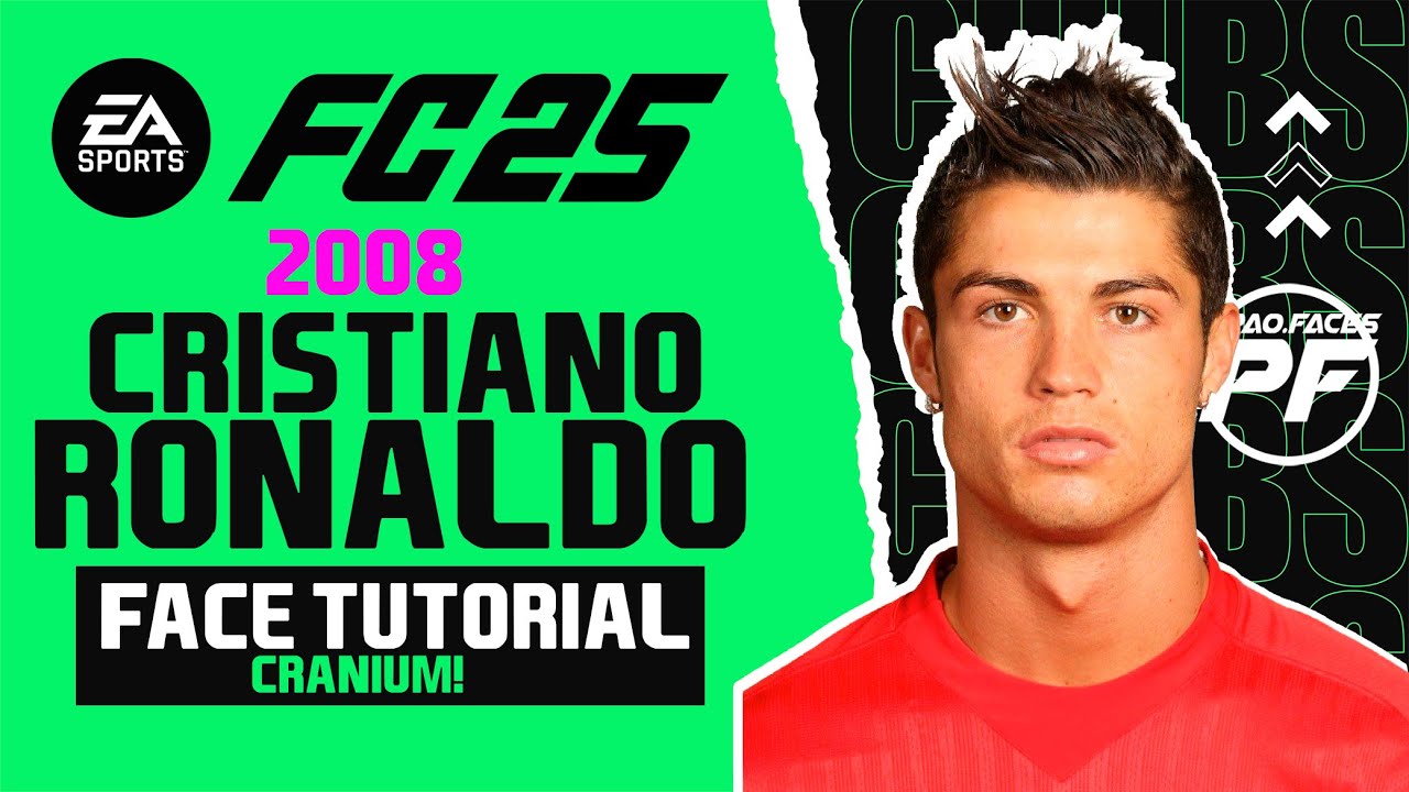 Как создать КРИШТИАНУ РОНАЛДУ 2008 в EA FC 25 FACE Clubs Face Creation &mdash; РЕЖИМ КАРЬЕРЫ &mdash; ДВОЙНИК