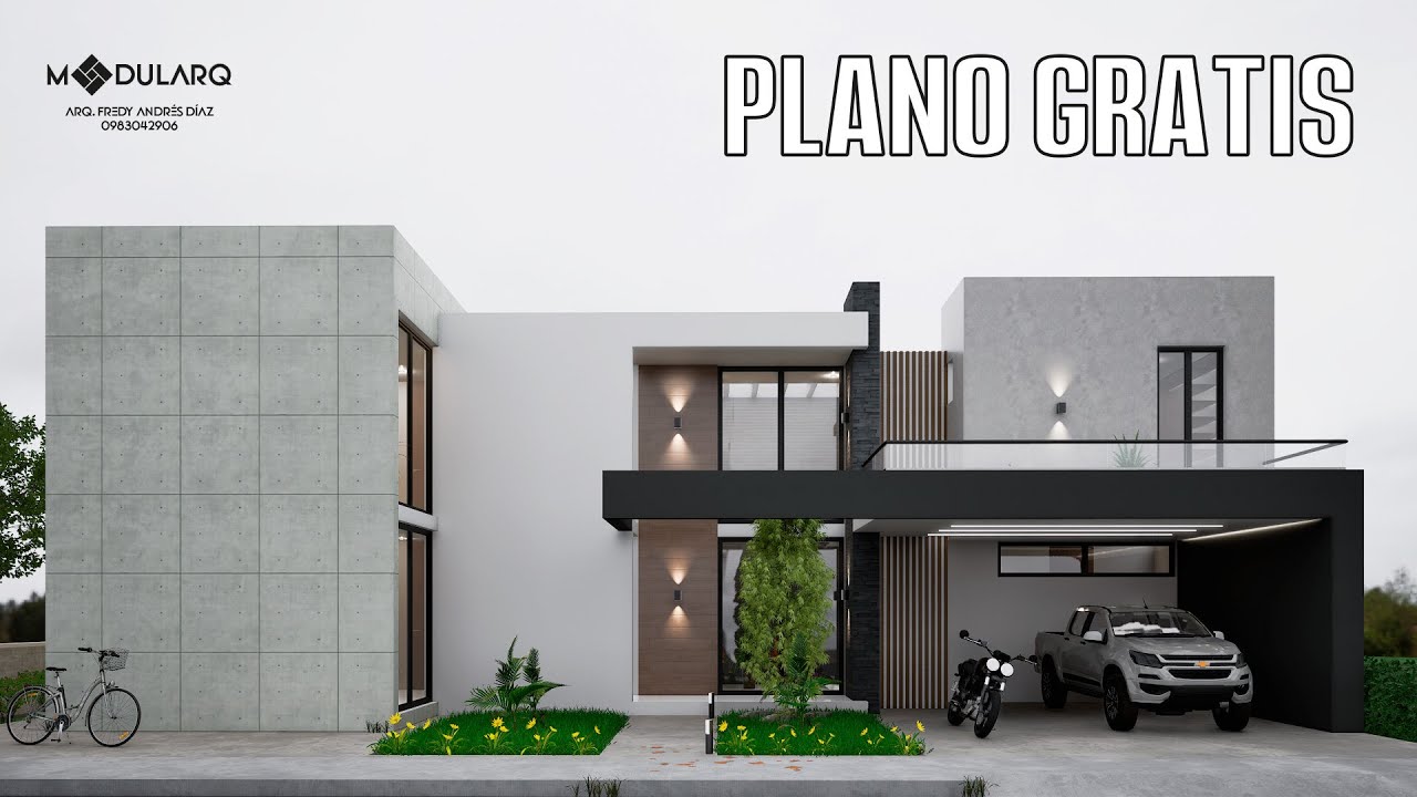 House Design 16x12 meters | Casa de 16x12 metros