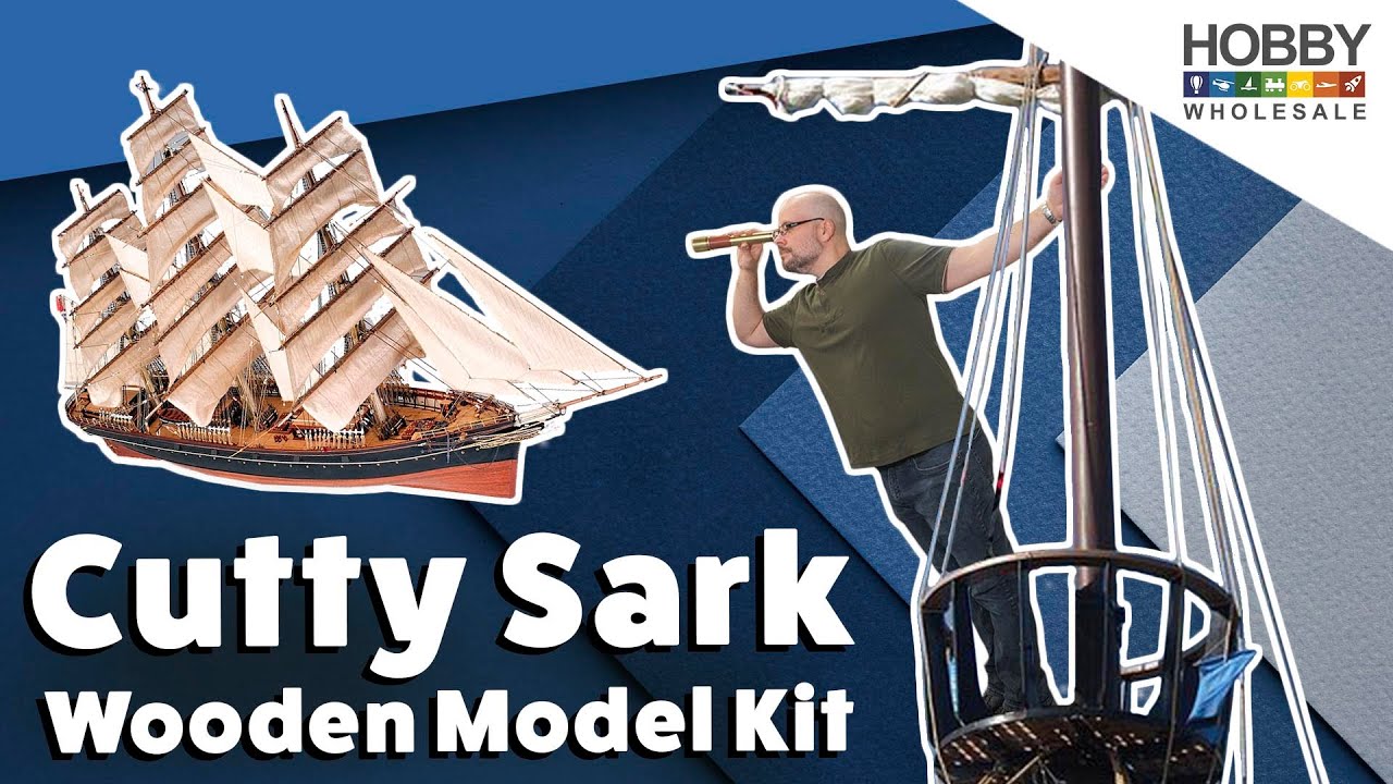 Cutty Sark Tea Clipper 1/84 Scale Wooden Model Kit