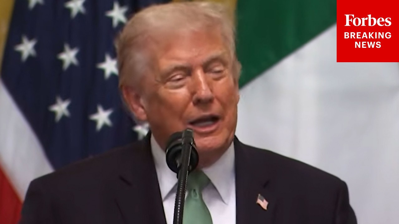 Трамп шутит: «Я провел весь день с ирландцами, а мне следовало бы провести его с иранцами».