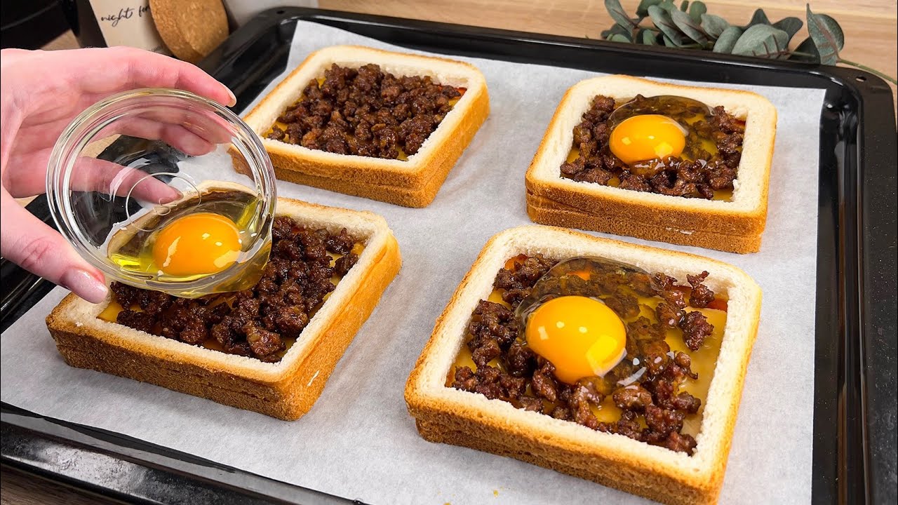 Почему я раньше не знала об этом рецепте?! Самый вкусный рецепт с хлебом и фаршем ❗️