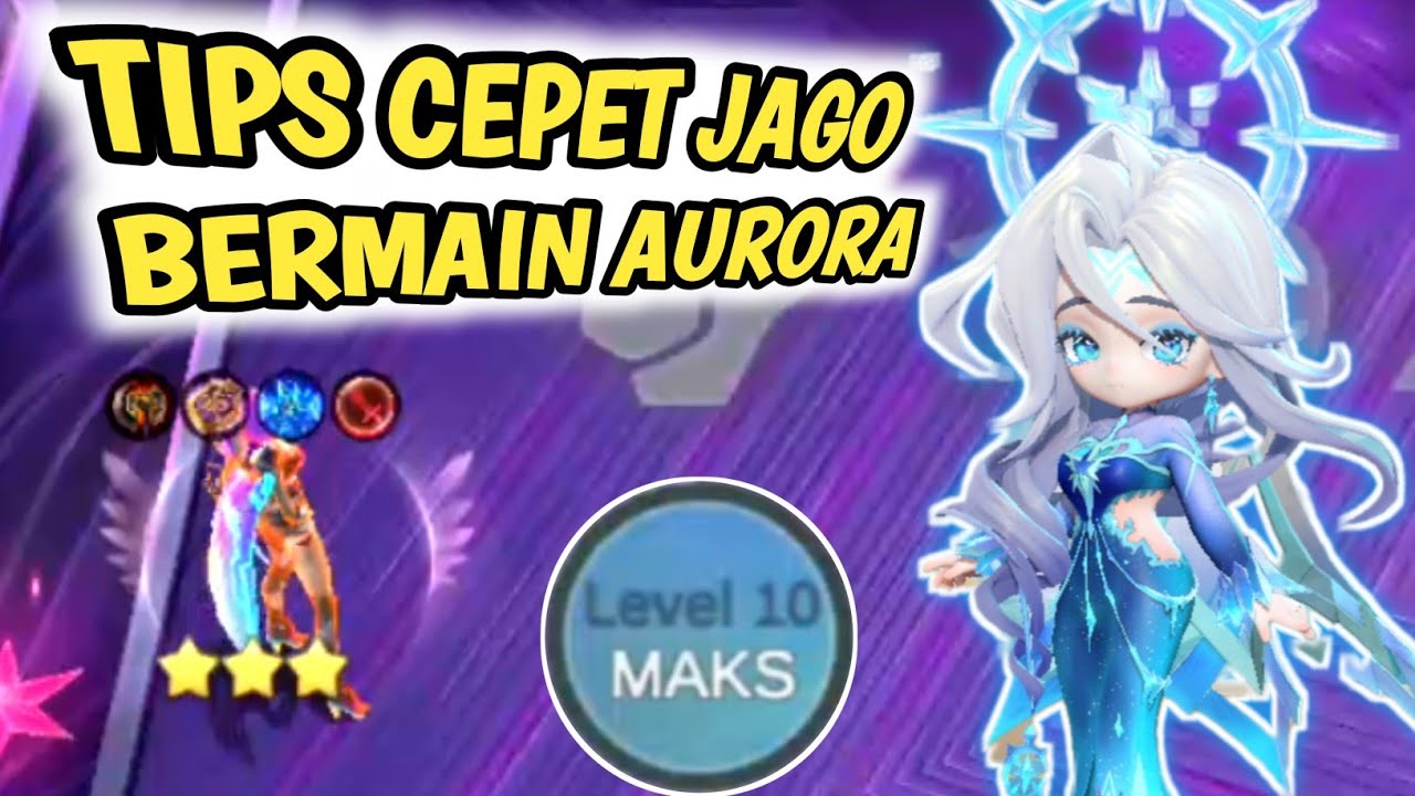 TUTOR AURORA DI META SEKARANG | CARA BERMAIN COMMANDER AURORA #magicchessgogo 