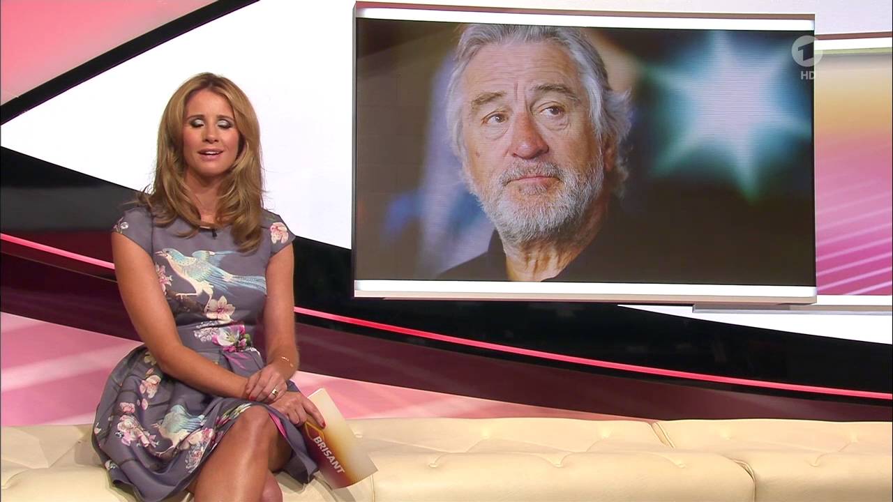 Mareile Höppner - Brisant HD - 13.08.2016 - Grey Short Summer Dress & Heels