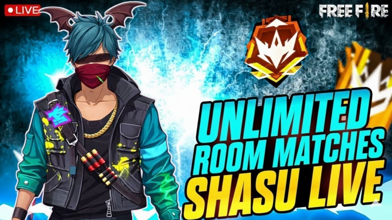 UNLIMITED ROOM MATCHES || FREE FIRE MAX | SHASU LIVE 🔴 #shasulive #fftamil