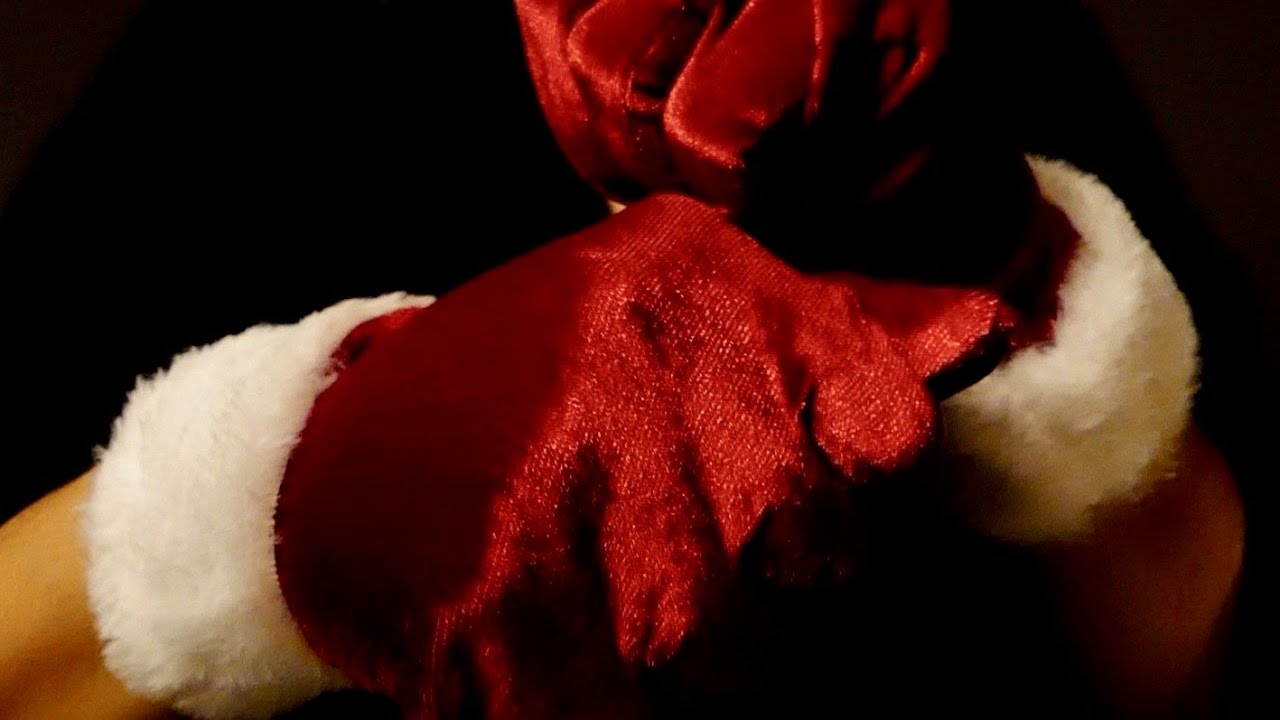 ASMR Santa Gloves Hand Sounds
