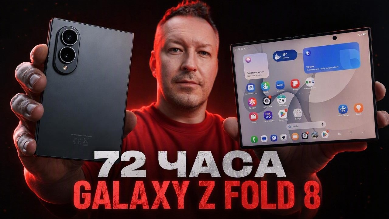 72 часа с GALAXY Z FOLD 8 и я понял главное