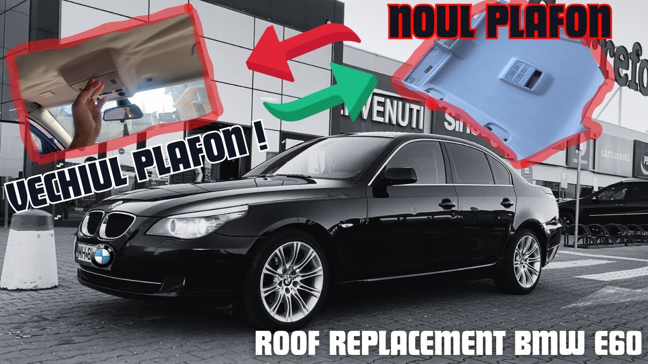 Cum se Schimba Plafonul la BMW E60 - Curatare Interior Piele