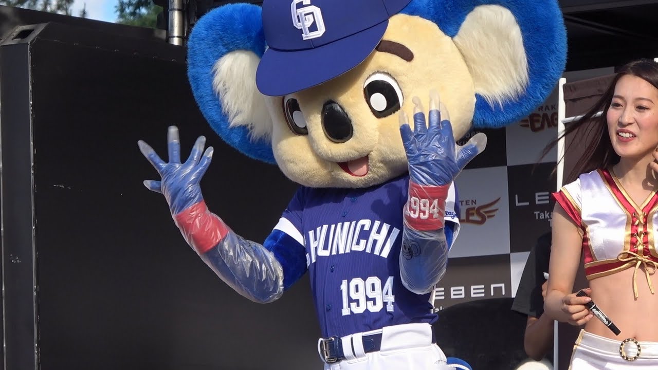 2018.06.13 楽天生命パーク宮城のステージにドアラがやってきた