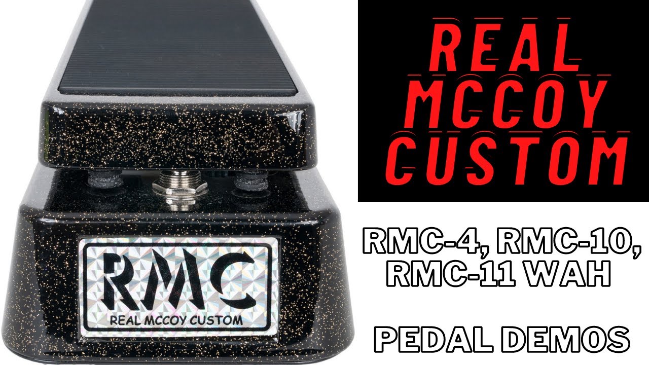 Настоящие демо-записи педалей вау-вау McCoy Custom (RMC): RMC-4, RMC-10, RMC-ll.