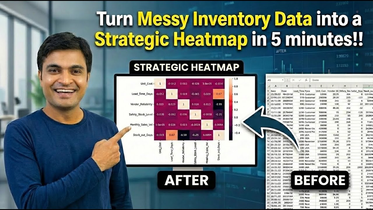 Turn Messy Inventory Data into a Strategic Heatmap in 5 minutes!!