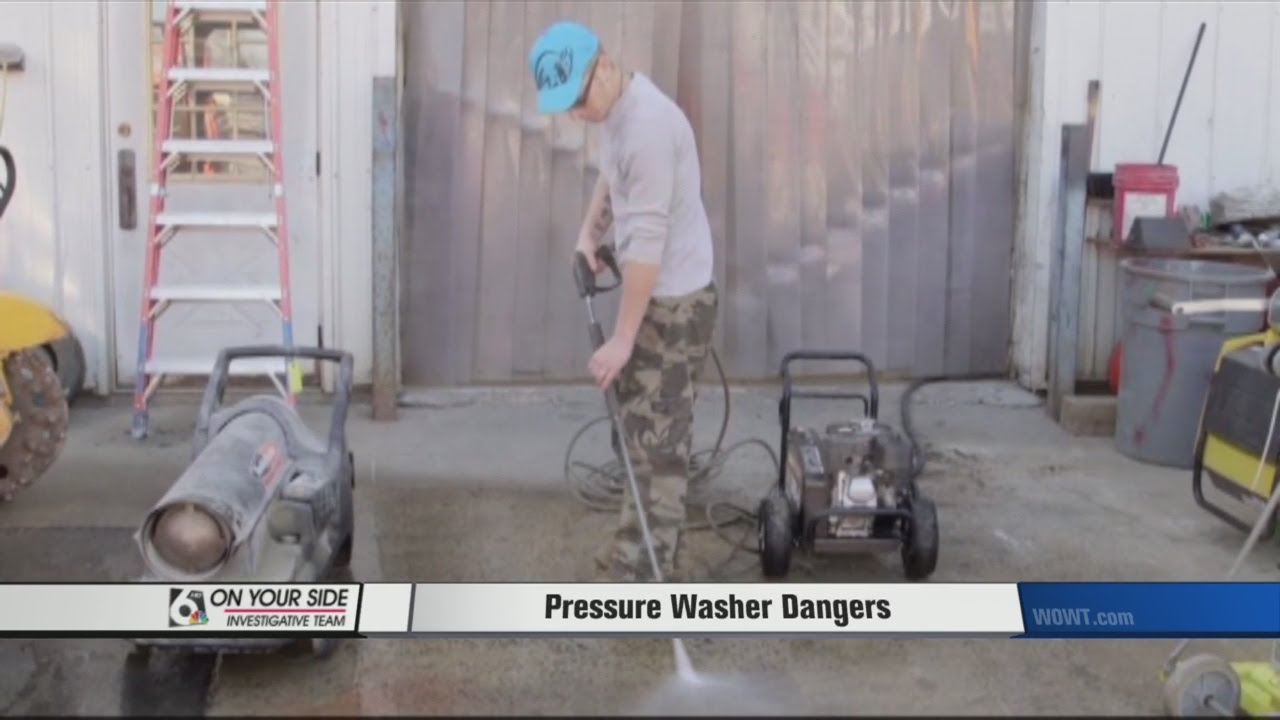 Pressure Washer Danger
