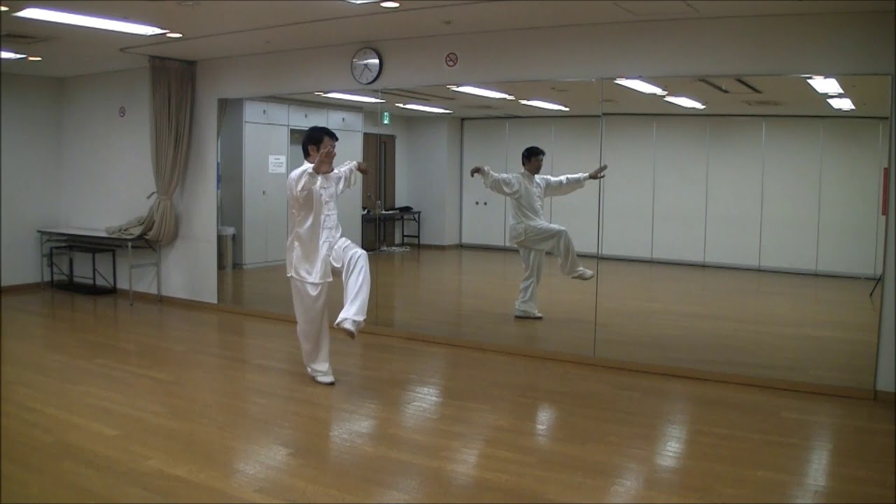 太極拳　４８式太極拳【鏡】６段（３７〜４９）解説誘導　48forms tai chi chuan　Group6　竹内太極拳　竹内健二