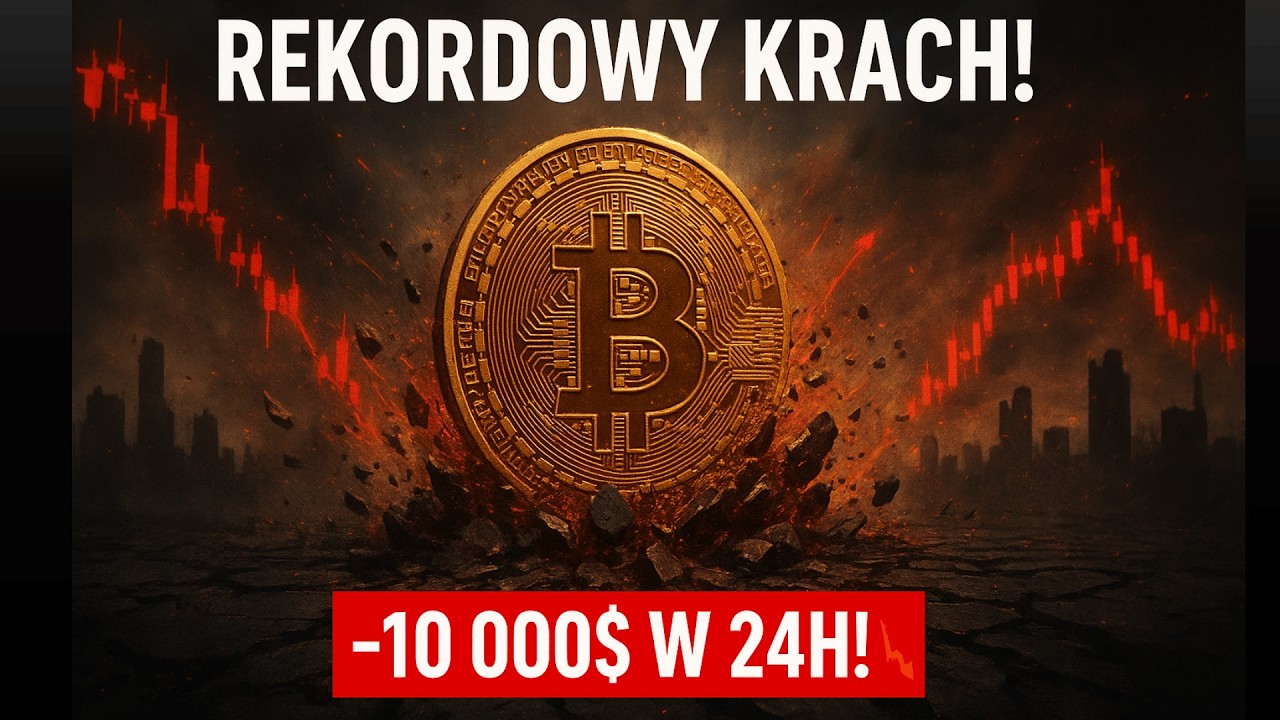 Bitcoin -$10,000 w 24h | Wieloryby stawiają pułapkę dla panicznych inwestor&oacute;w