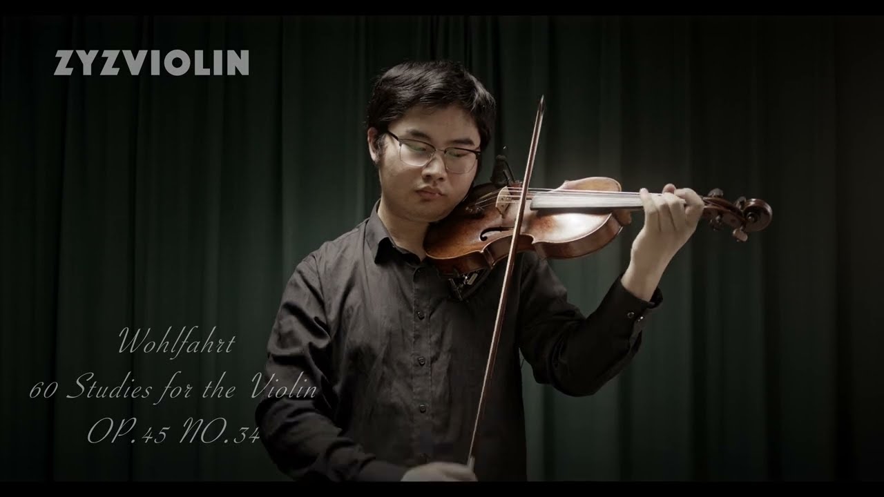 Franz Wohlfahrt: 60 Violin Etudes Op.45  No. 34
