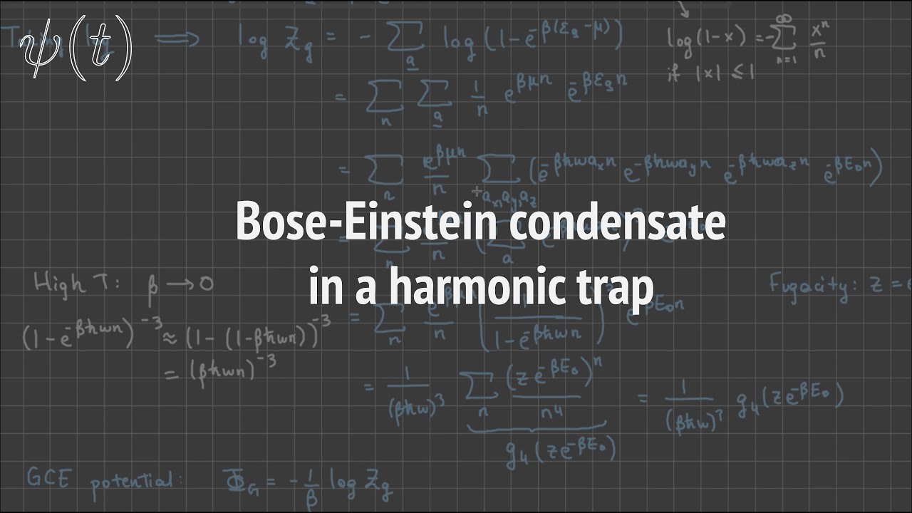 Bose Einstein condensation - harmonic trap