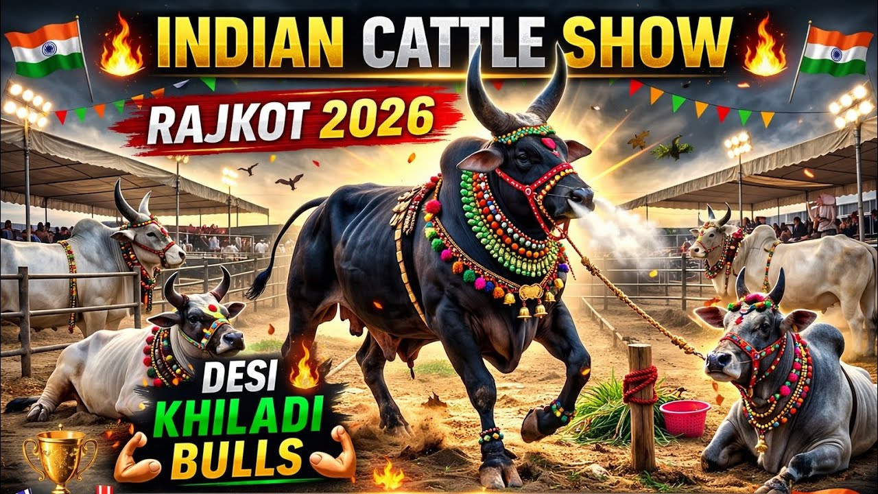 Indian Cattle Show 2026 રાજકોટ 🐂 | ભાગ 1 