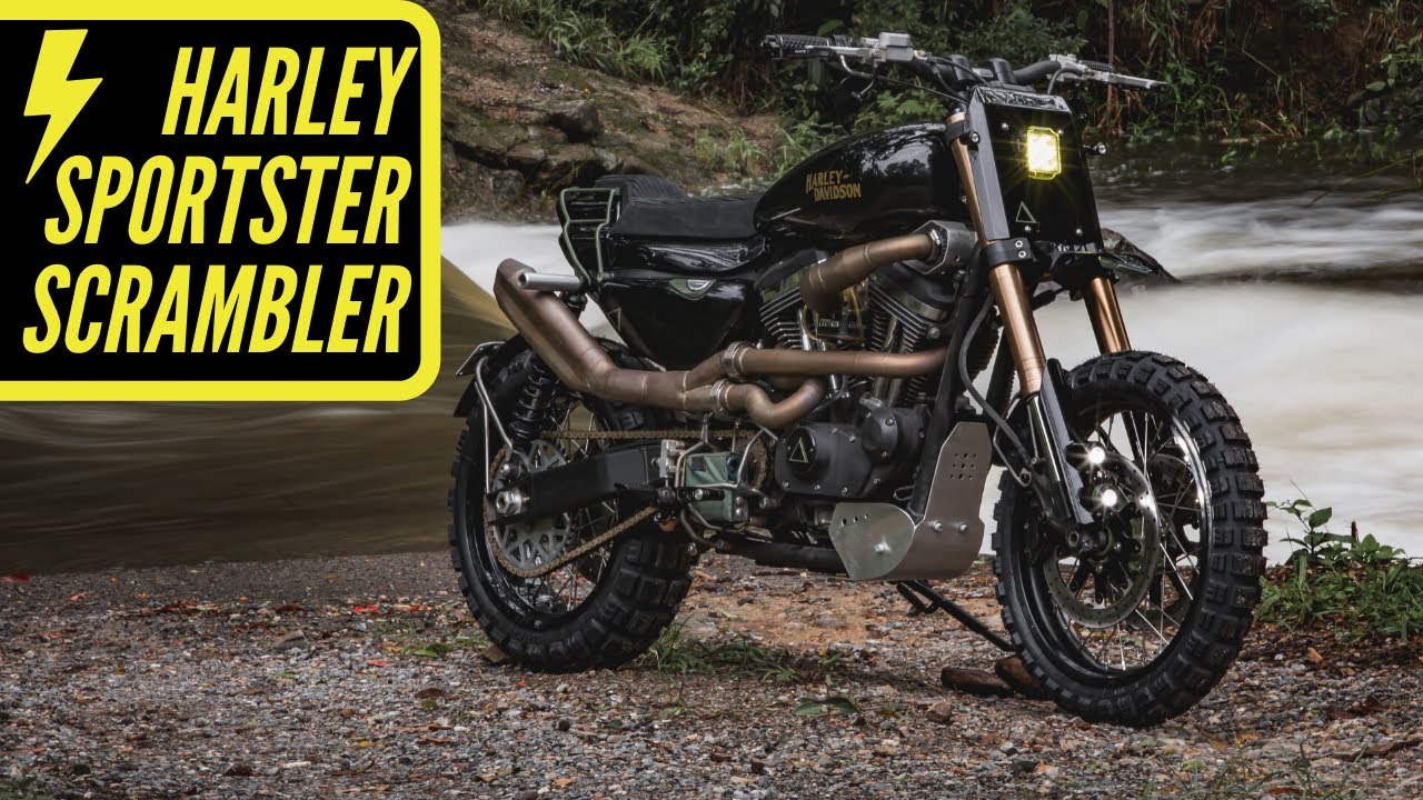 Harley Sportster Scrambler EP 5 - Wiring + Start Up