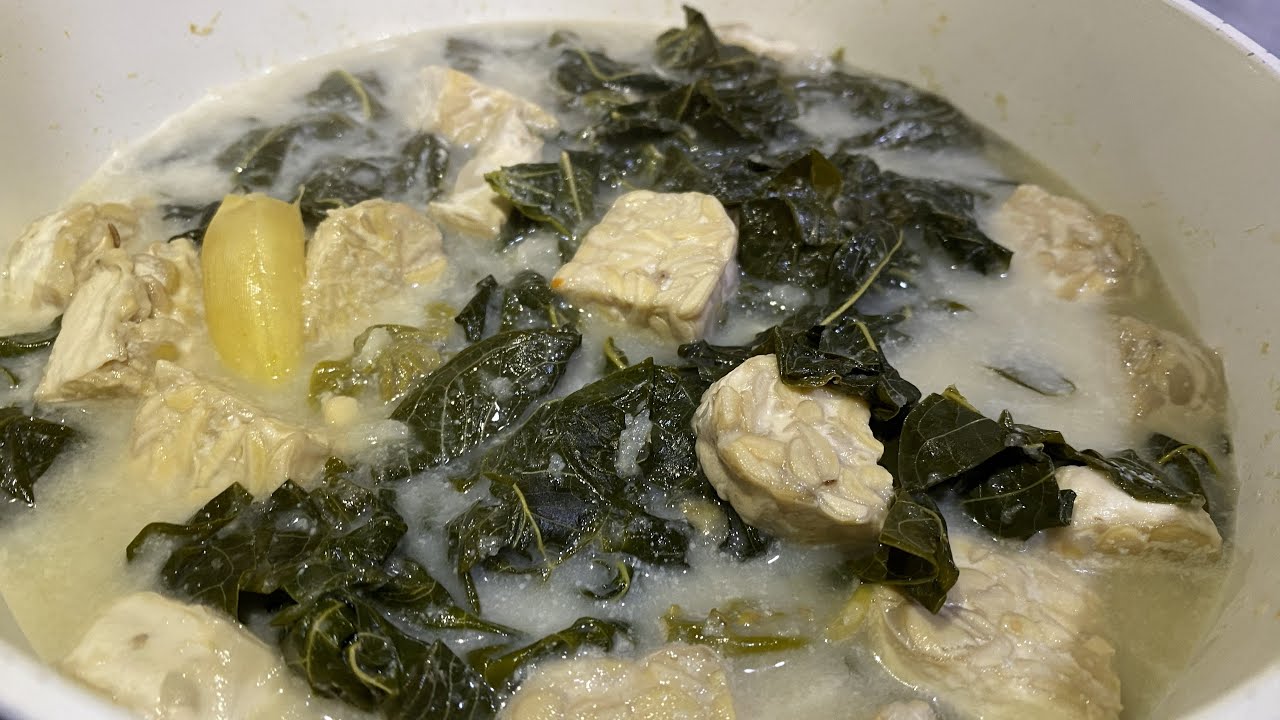 Pucuk Ubi Masak Lemak Dengan Tempe | Lauk Kampung Paling Padu