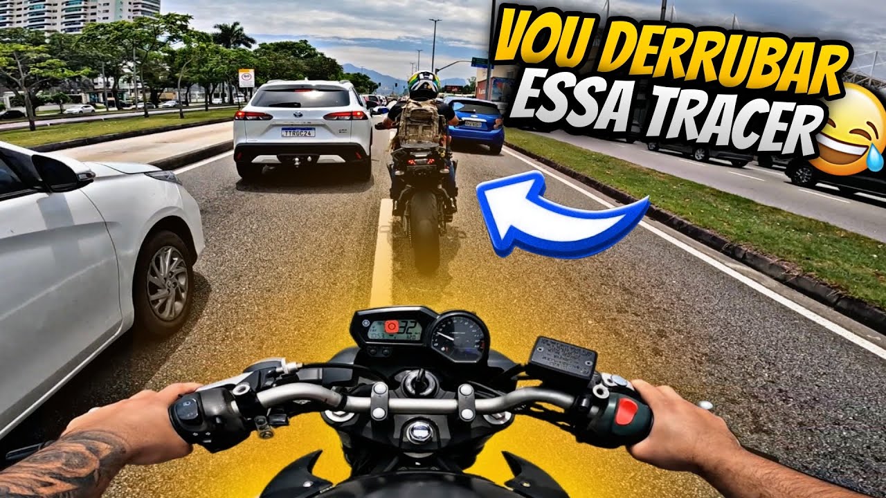 SE NÃO BOTAR PRA ANDAR EU EMPURRO l XJ6 x TRACER 900