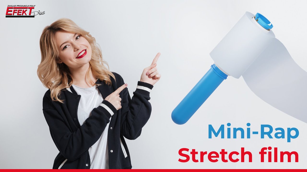 How to use Mini Rap stretch film (in a small roll) - a presentation from manufacturer Efekt Plus.