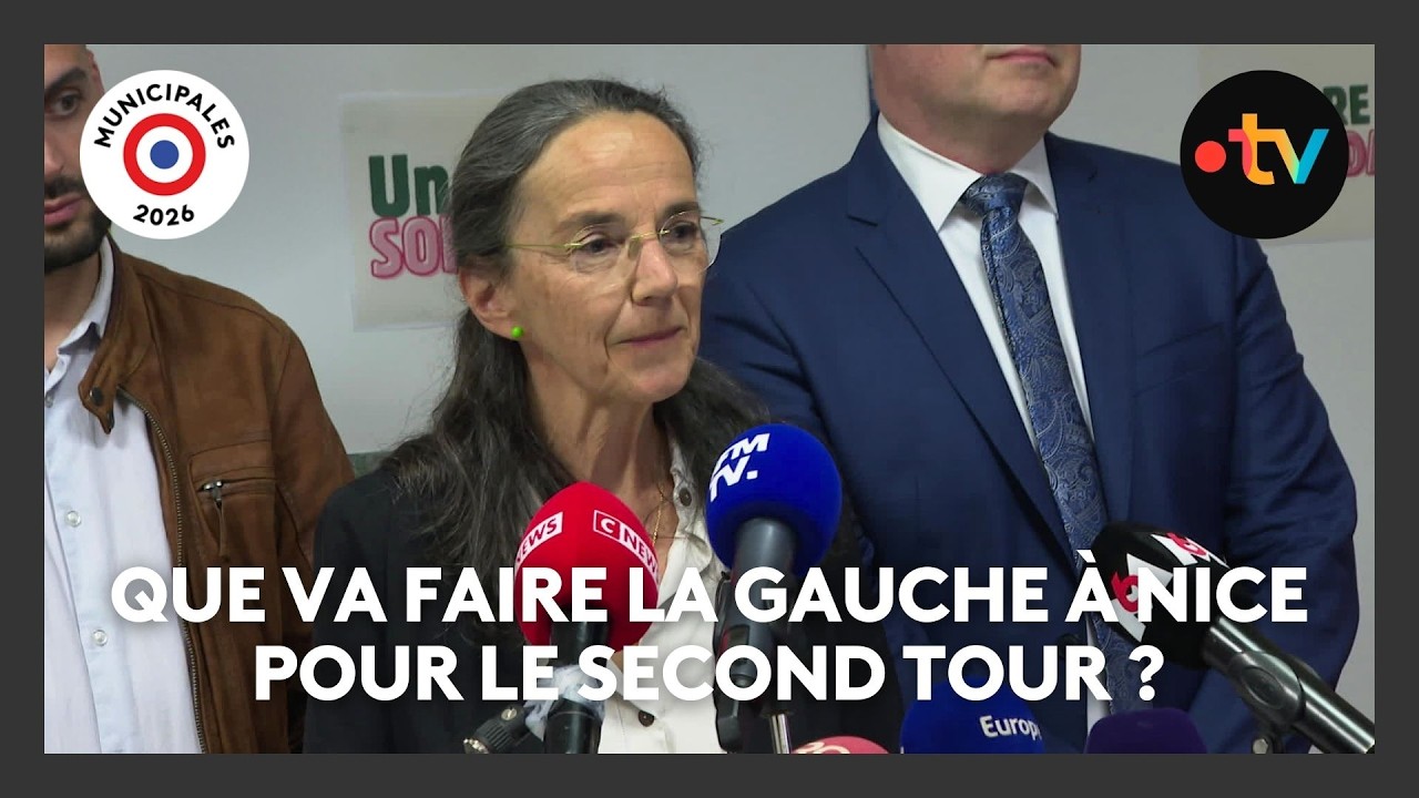 Municipales 2026 : que va faire la gauche à Nice pour le second tour ?