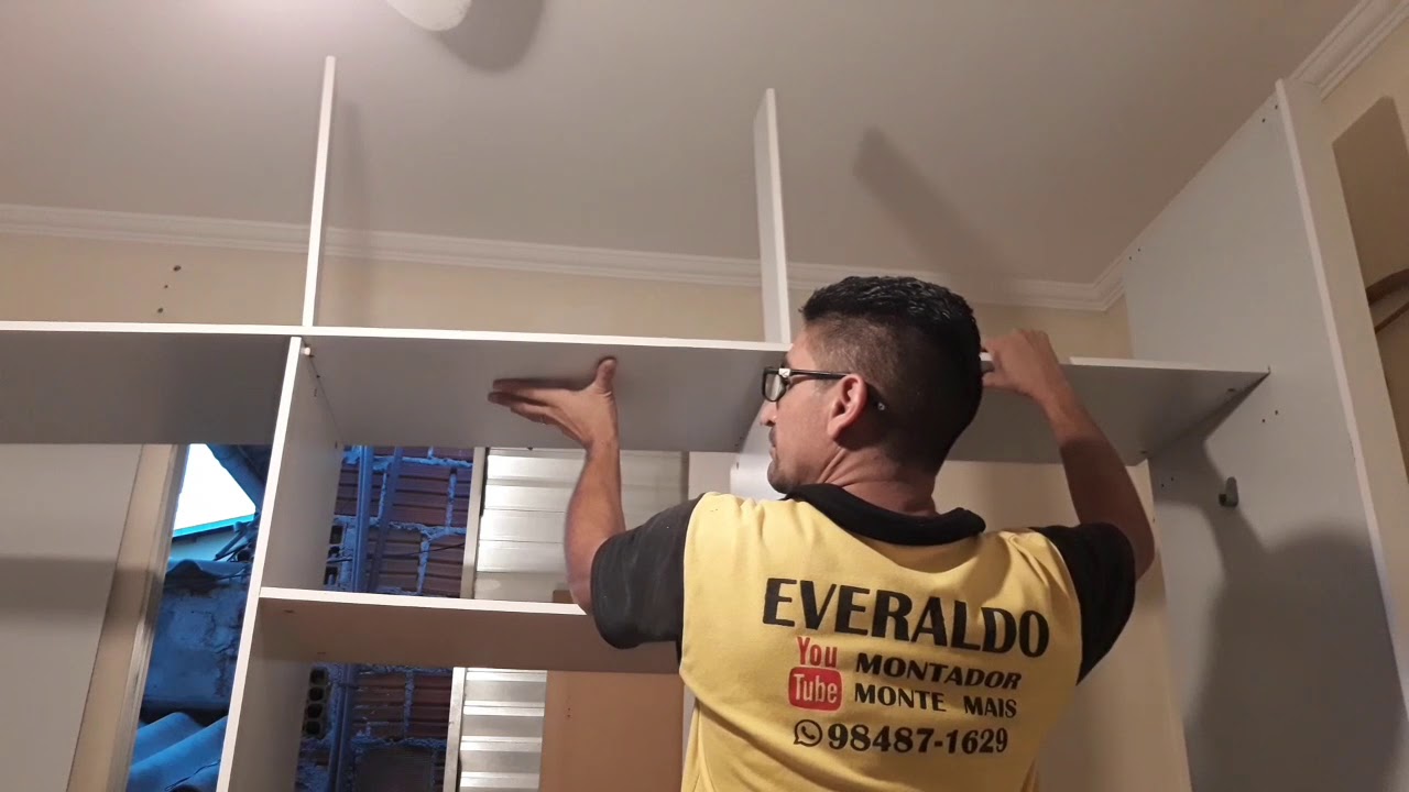 Como montar um guarda roupa que fora desmontado e não tem manual