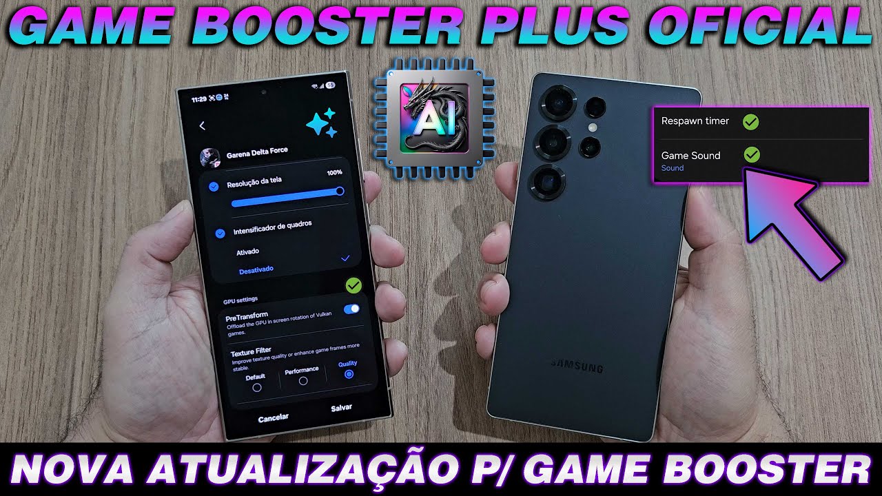 🛑⬇️GAME BOOSTER PLUS OFICIAL + NOVA ATUALIZAÇÃO do GAME BOOSTER (Novos Recursos) ONE UI 7 #s24ultra