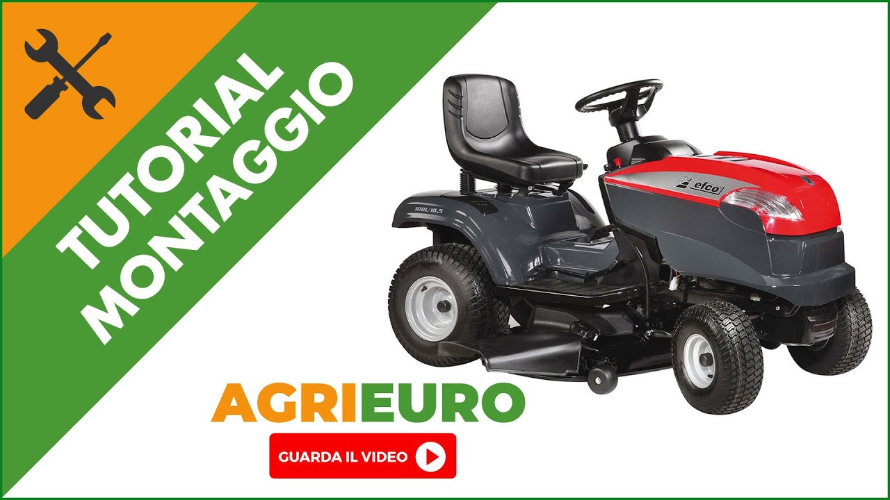 Montaggio trattorino Efco EF 108L/18.5