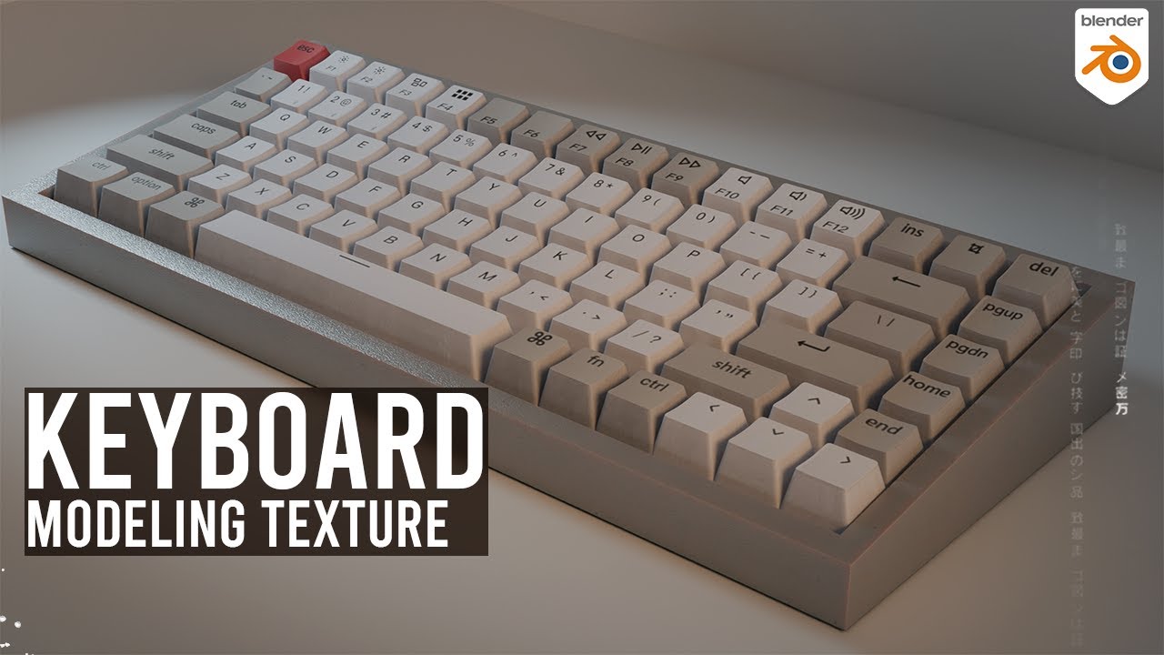 Master 3D Keyboard Modeling in Blender 4.2