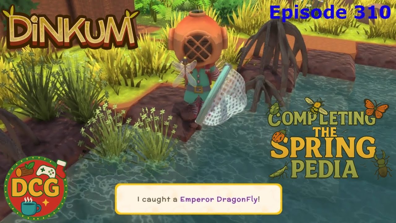 Completing the Spring Pedia - Episode 310 - Dinkum Playthrough