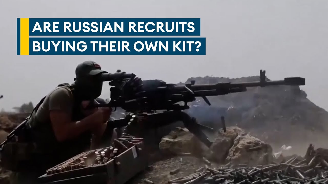 Do Russian recruits provide much of their own equipment?
