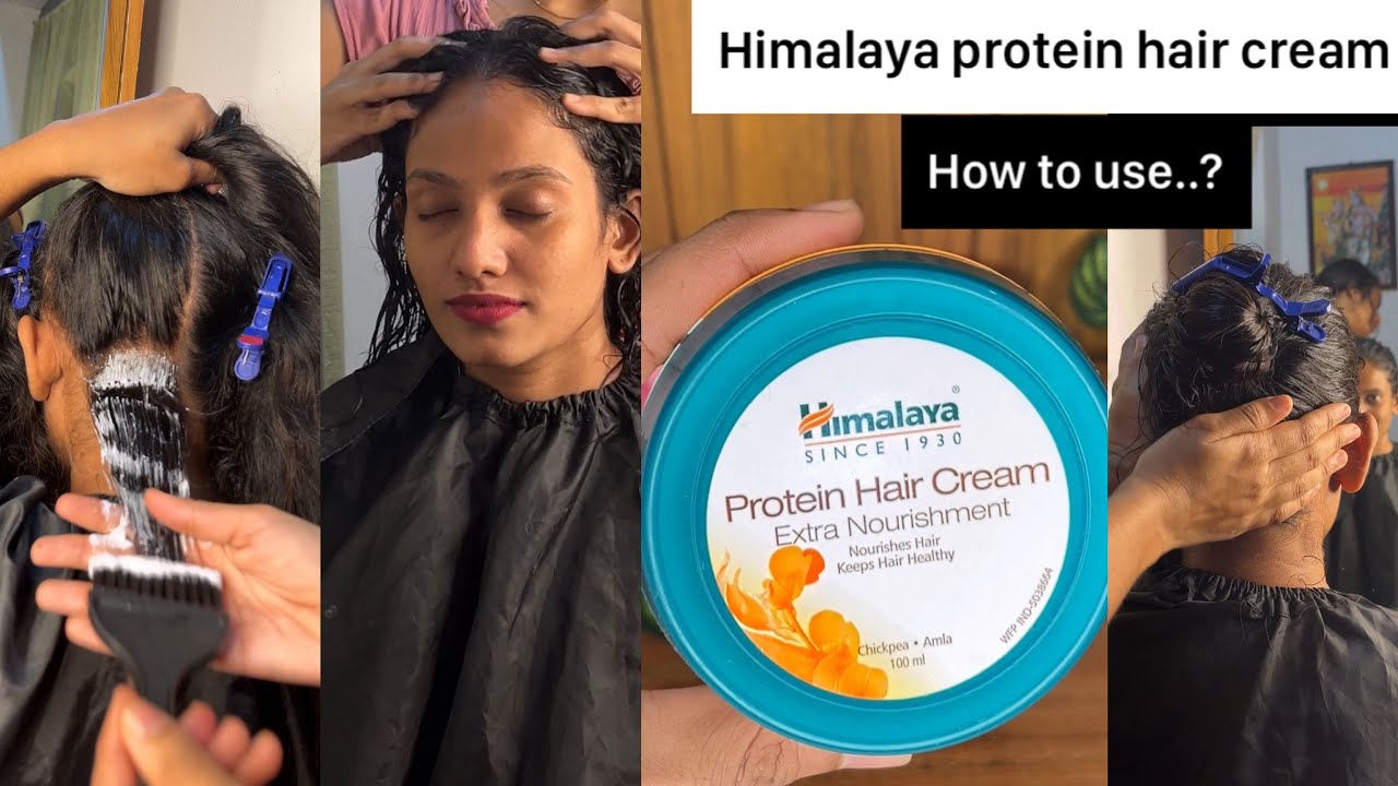 Himalaya protein hair cream|correct way of using |Malayalam #himalayahairmask #himalayas