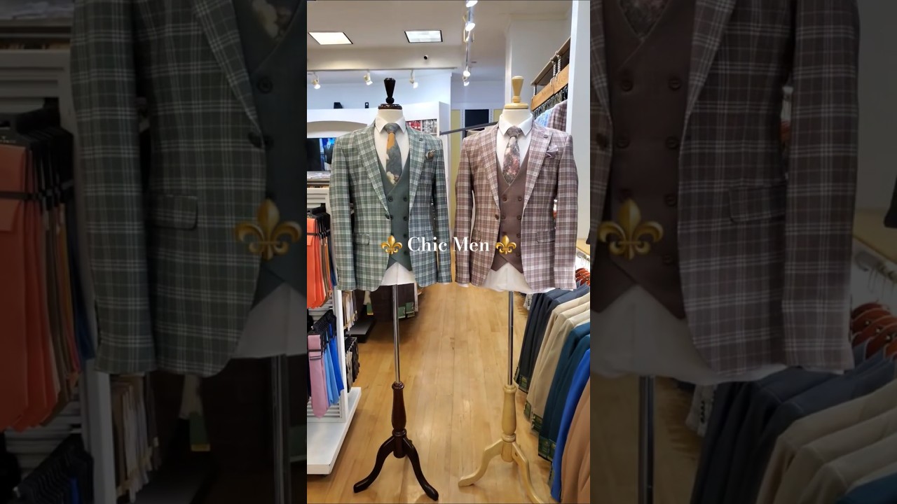 Which suit fits your vibes? Shop now at Chic Men #mensuit #chicmen #shorts