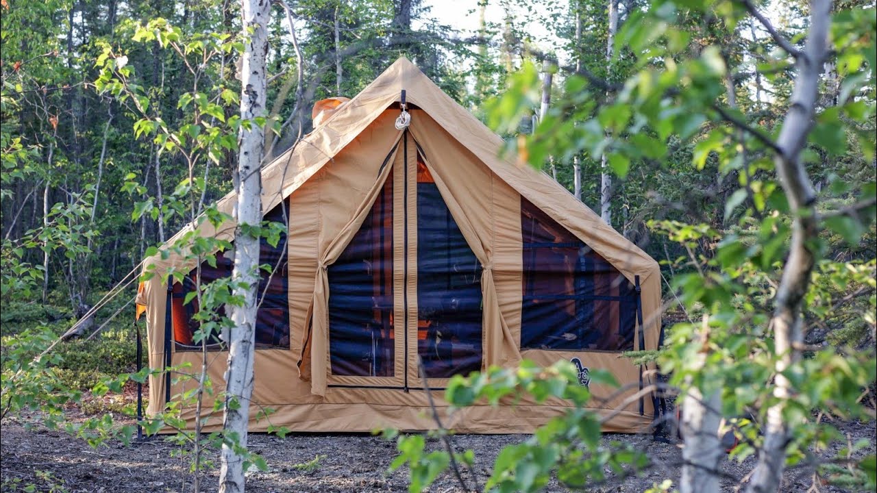 The Crazy Canvas Air Tent. Dog Appears