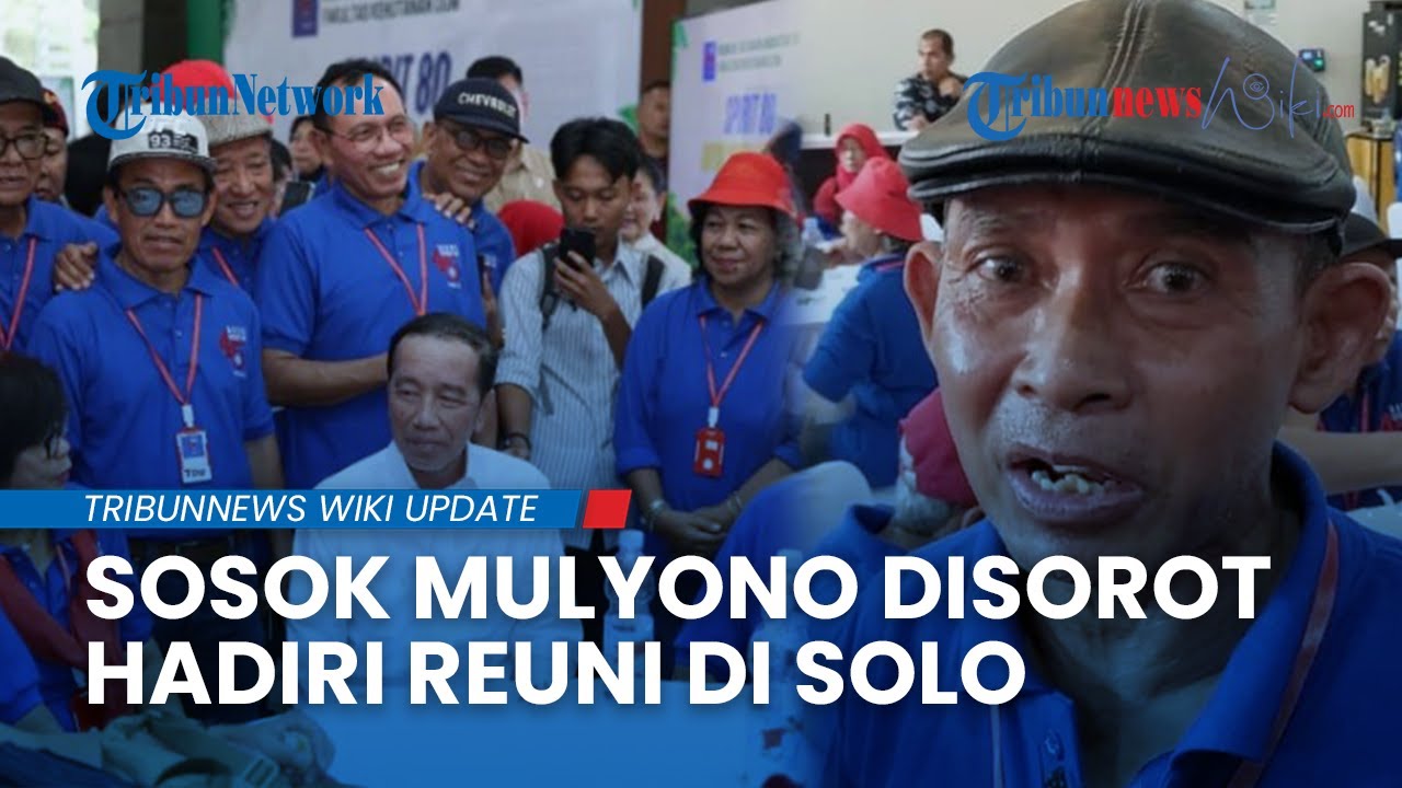 Sosok Mulyono, Teman Kuliah Jokowi di UGM Hadir Reuni di Solo, Alumni SMA Negeri Sukoharjo