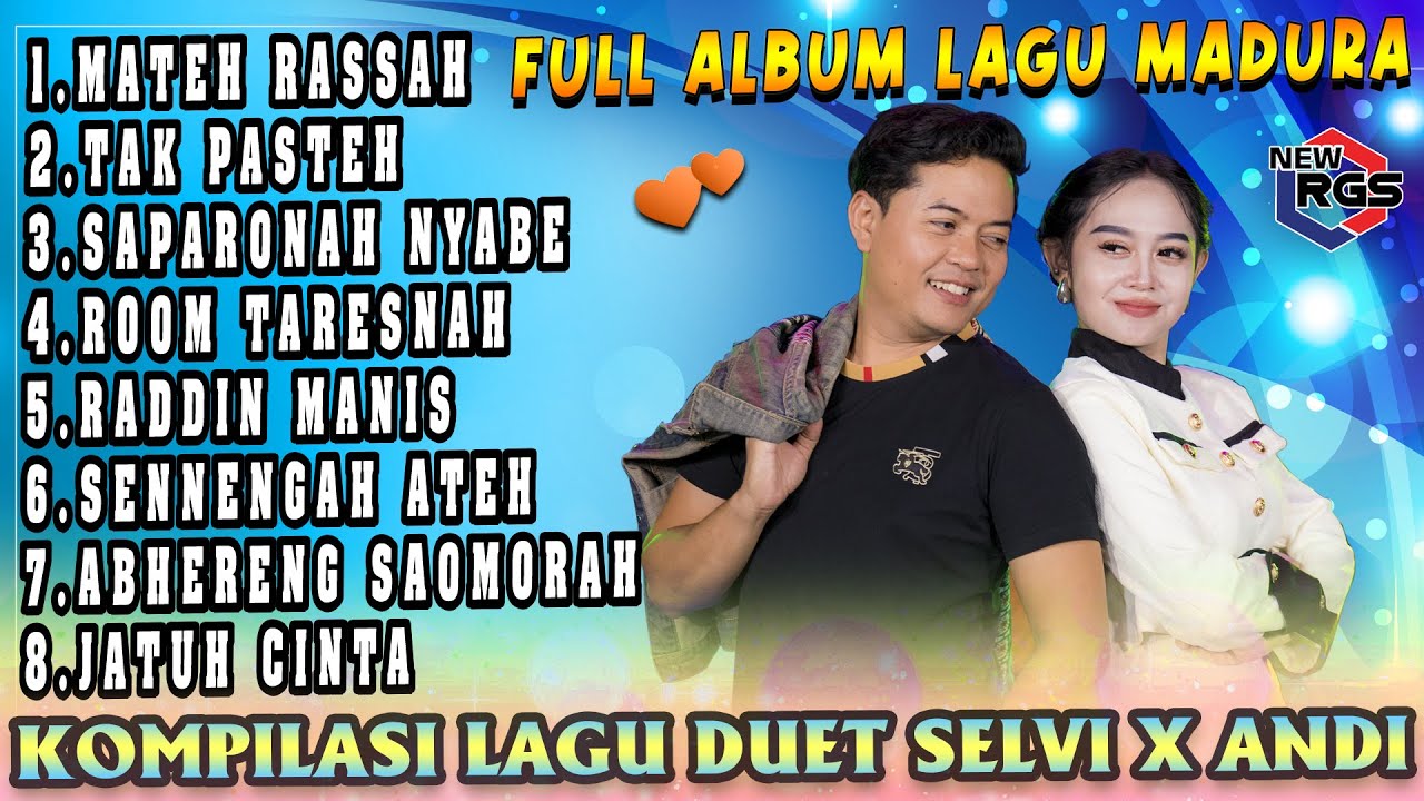 Full Album Madura Viral Versi Duet Selvi Ayunda Feat Andi KDI - Mateh Rassah