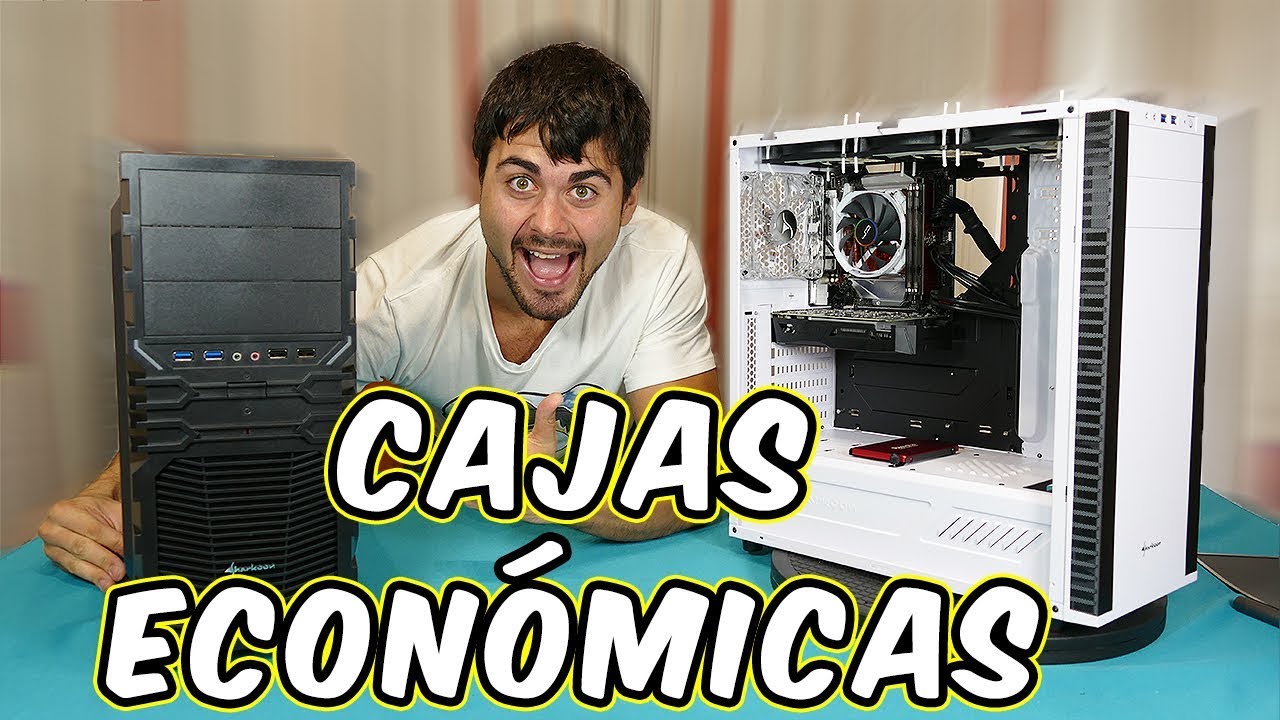 Cajas ECON&Oacute;MICAS para tu PC GAMING | Sharkoon VG-4 Y M25-W