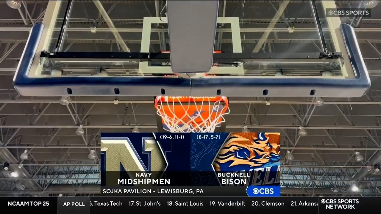 Highlights: Navy Men's Basketball @ Bucknell (2/9/26)